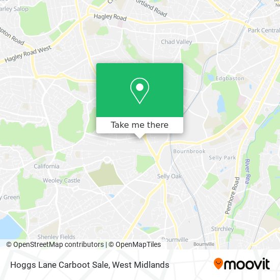 Hoggs Lane Carboot Sale map