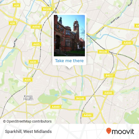 Sparkhill map