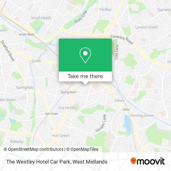 The Westley Hotel Car Park map