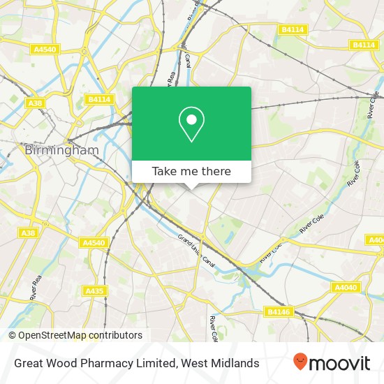 Great Wood Pharmacy Limited map