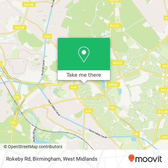 Rokeby Rd, Birmingham map