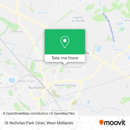 St Nicholas Park Clinic map