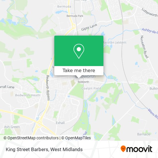 King Street Barbers map