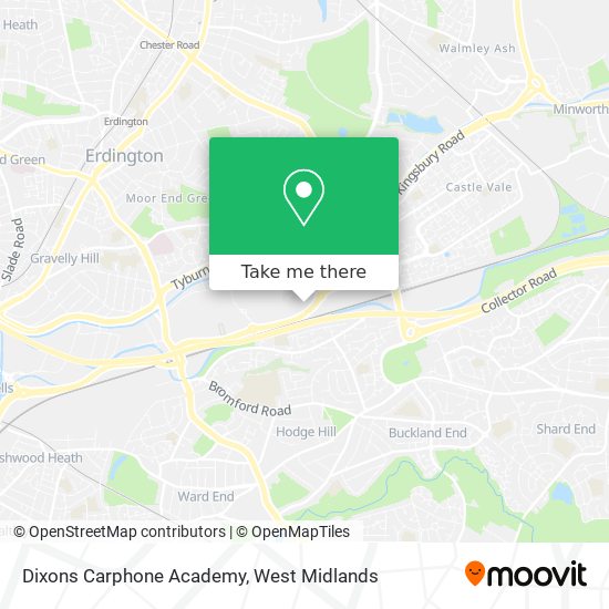 Dixons Carphone Academy map