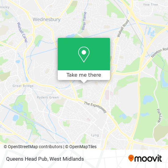 Queens Head Pub map