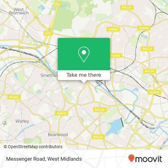 Messenger Road, Smethwick Smethwick map