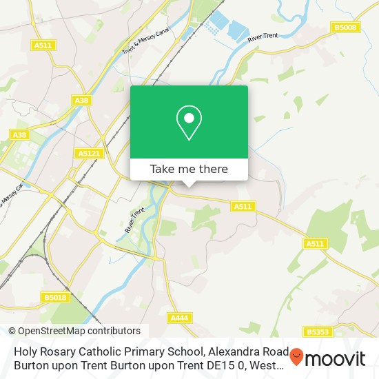 Holy Rosary Catholic Primary School, Alexandra Road Burton upon Trent Burton upon Trent DE15 0 map