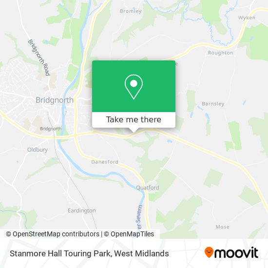 Stanmore Hall Touring Park map