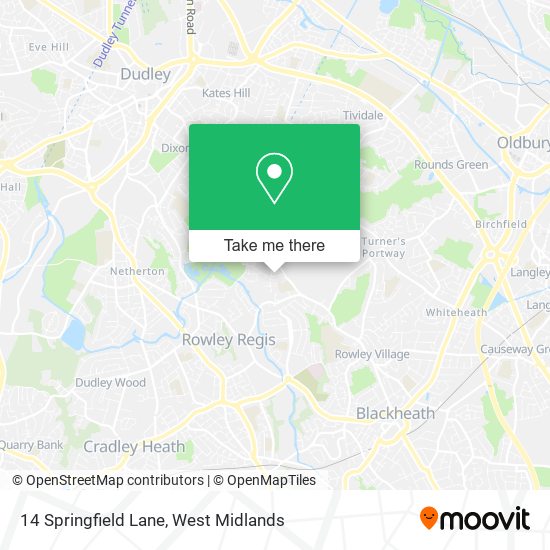 14 Springfield Lane map