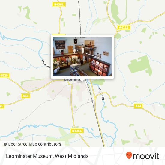 Leominster Museum map