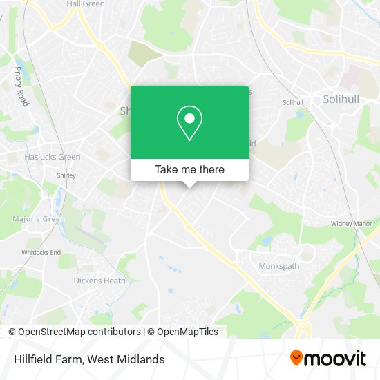 Hillfield Farm map