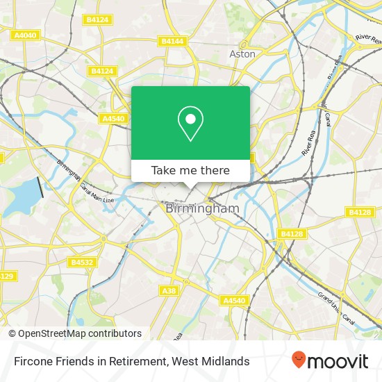 Fircone Friends in Retirement map