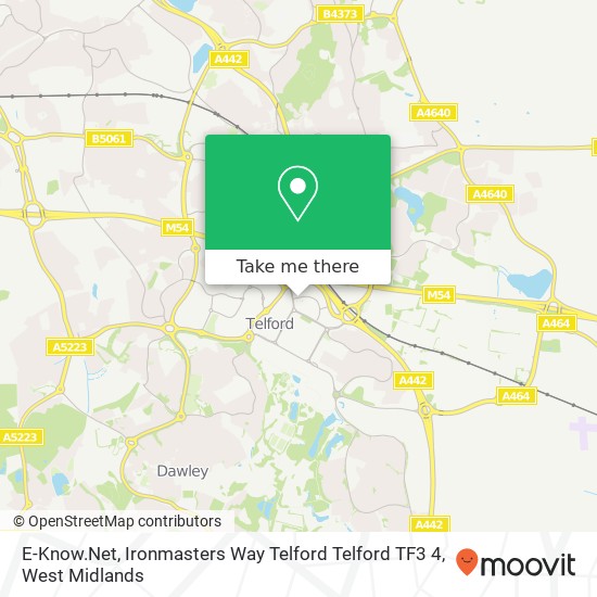 E-Know.Net, Ironmasters Way Telford Telford TF3 4 map