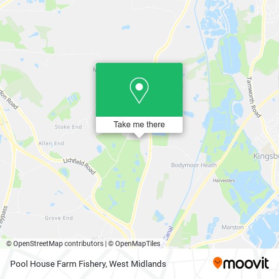 Pool House Farm Fishery map