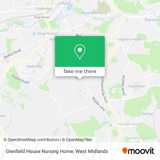 Glenfield House Nursing Home map