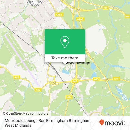 Metropole Lounge Bar, Birmingham Birmingham map