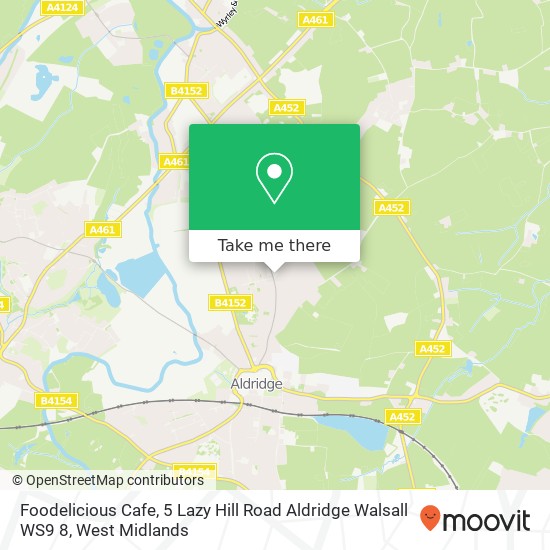 Foodelicious Cafe, 5 Lazy Hill Road Aldridge Walsall WS9 8 map