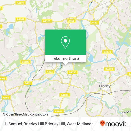 H.Samuel, Brierley Hill Brierley Hill map