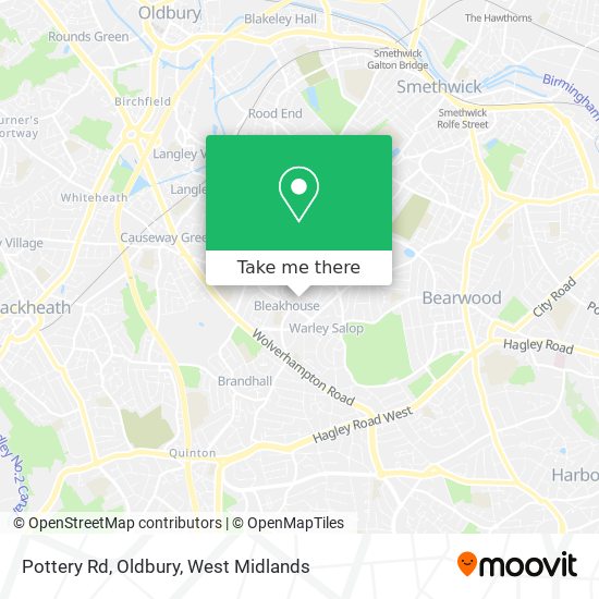 Pottery Rd, Oldbury map