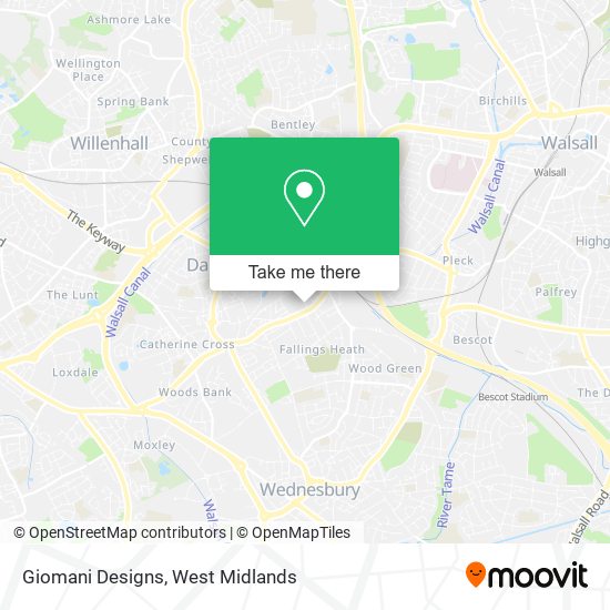 Giomani Designs map