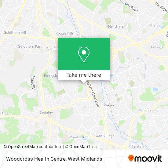 Woodcross Health Centre map
