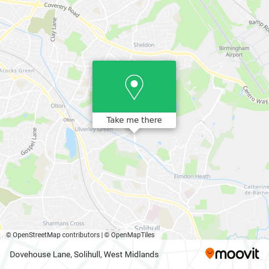 Dovehouse Lane, Solihull map