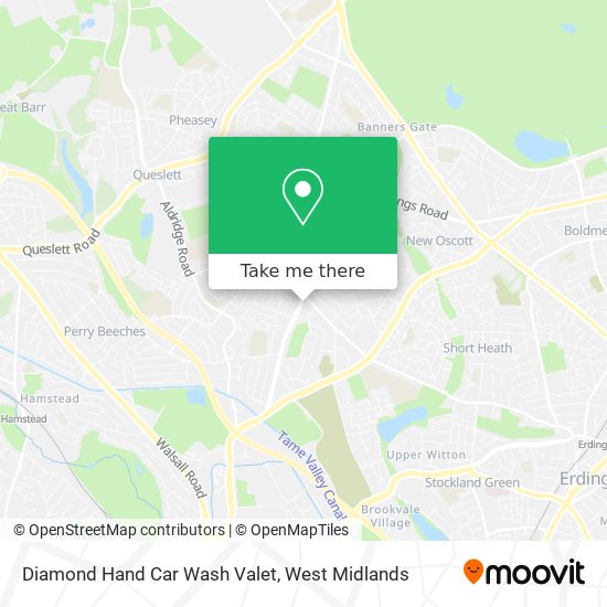 Diamond Hand Car Wash Valet map