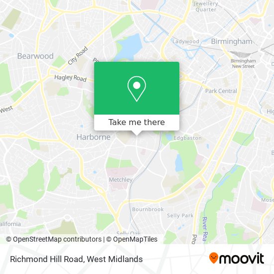 Richmond Hill Road map