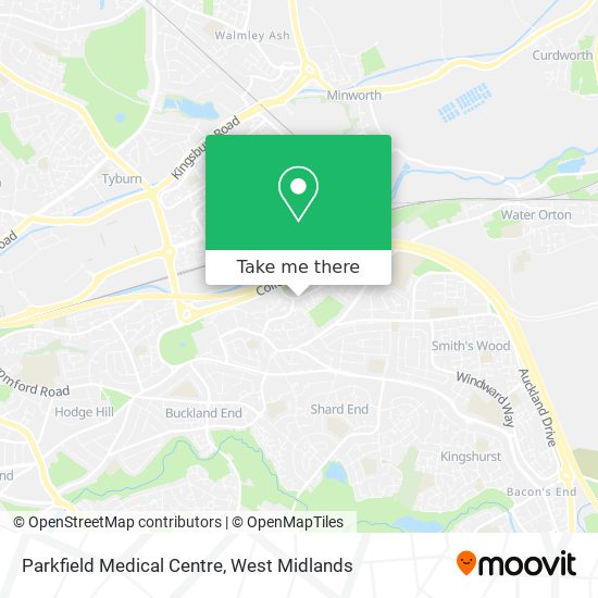 Parkfield Medical Centre map