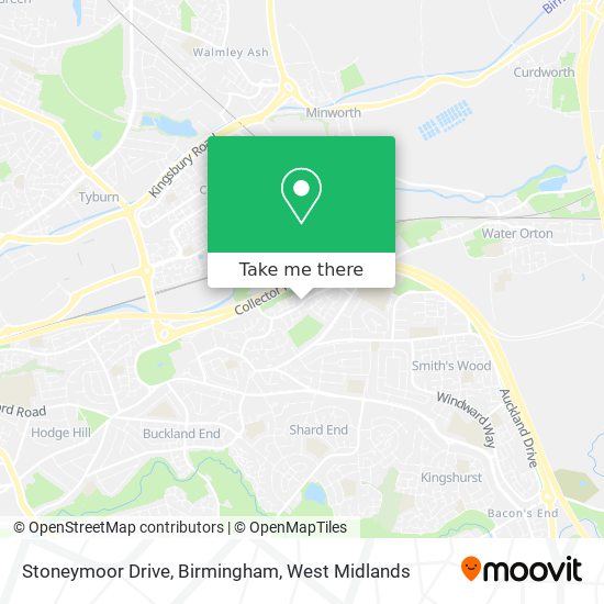 Stoneymoor Drive, Birmingham map