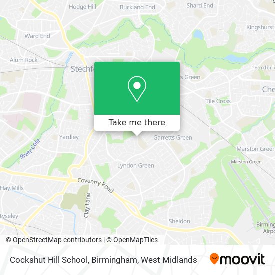 Cockshut Hill School, Birmingham map