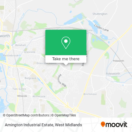 Amington Industrial Estate map