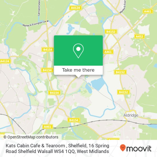 Kats Cabin Cafe & Tearoom , Shelfield, 16 Spring Road Shelfield Walsall WS4 1QQ map