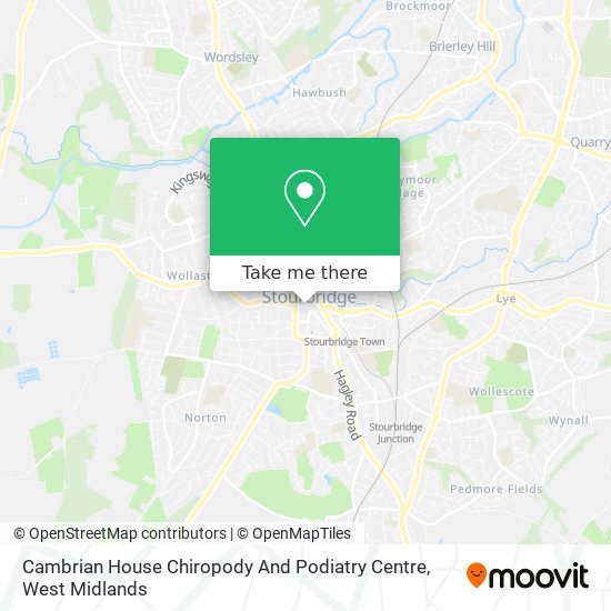 Cambrian House Chiropody And Podiatry Centre map