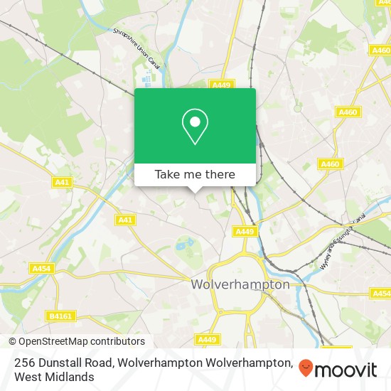 256 Dunstall Road, Wolverhampton Wolverhampton map