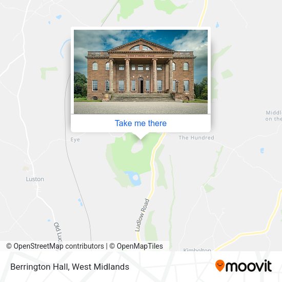 Berrington Hall map