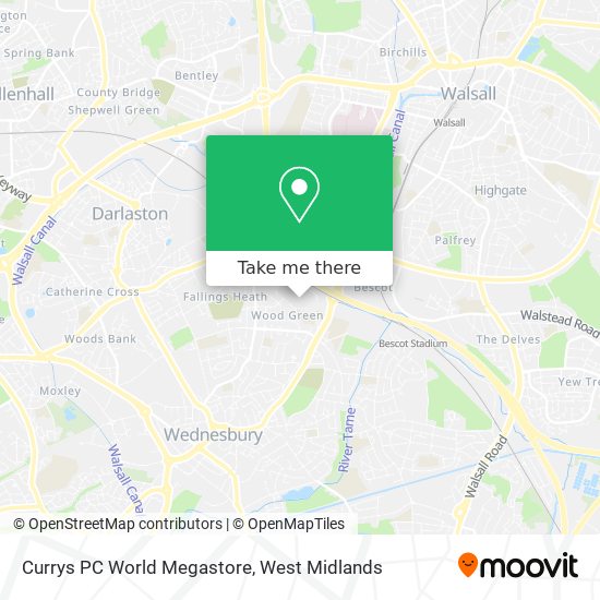 Currys PC World Megastore map