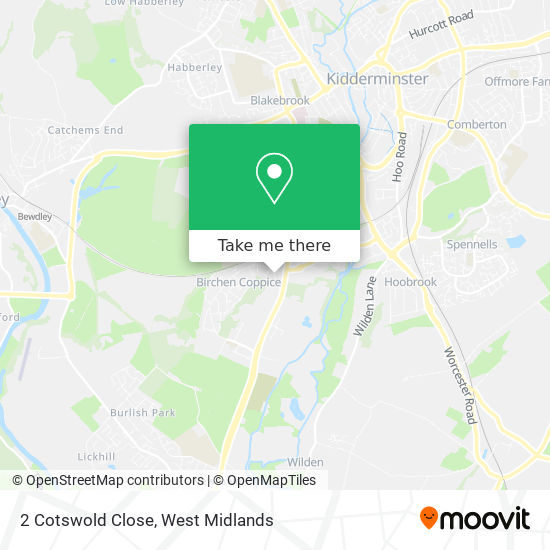 2 Cotswold Close map