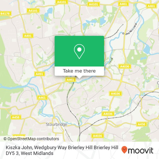 Kiszka John, Wedgbury Way Brierley Hill Brierley Hill DY5 3 map