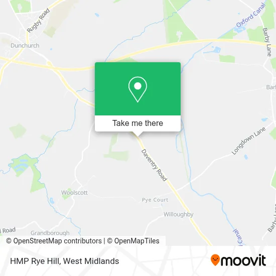 How to Get to HMP Rye Hill in Leam Valley by Bus?