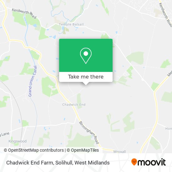 Chadwick End Farm, Solihull map