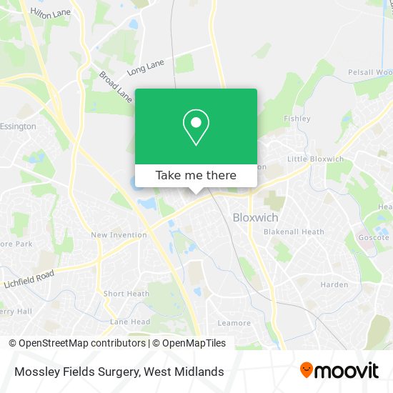 Mossley Fields Surgery map