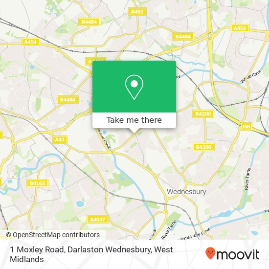 1 Moxley Road, Darlaston Wednesbury map