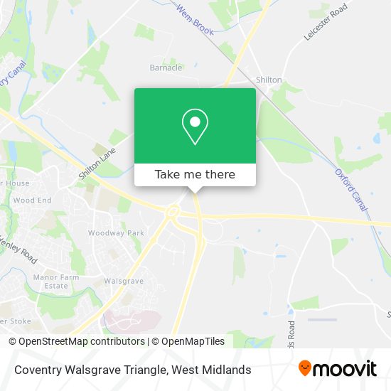 Coventry Walsgrave Triangle map