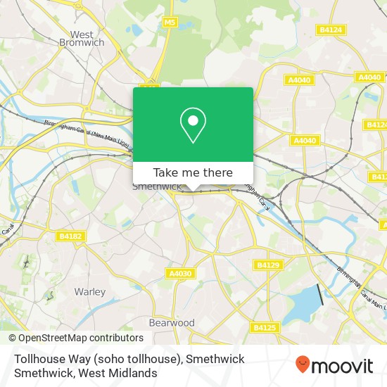 Tollhouse Way (soho tollhouse), Smethwick Smethwick map