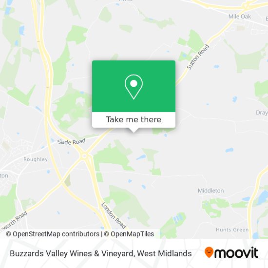 Buzzards Valley Wines & Vineyard map
