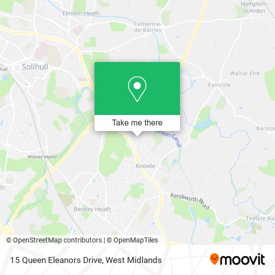 15 Queen Eleanors Drive map