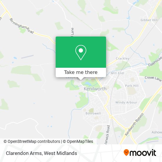 Clarendon Arms map