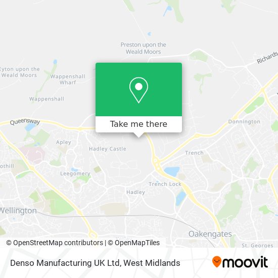 Denso Manufacturing UK Ltd map