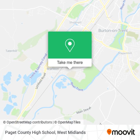 Paget County High School map